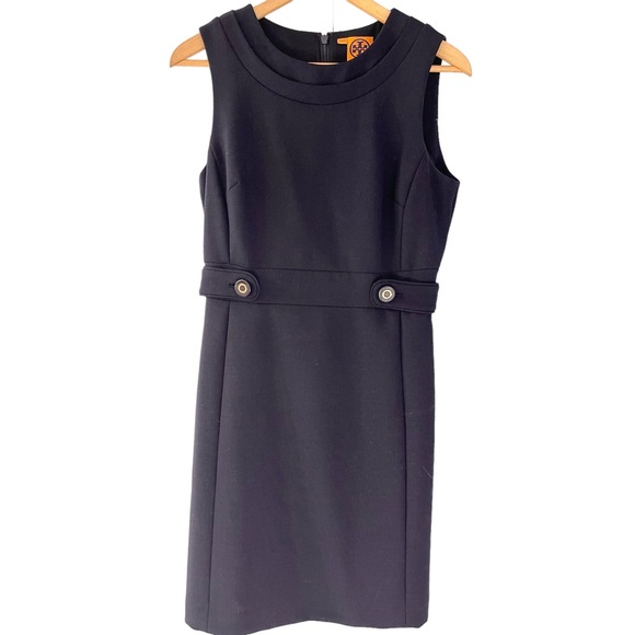 Tory Burch Dresses & Skirts - 🎉🎉 HP! ❤️ Tory Burch Navy Wool Blend Sheath Dress